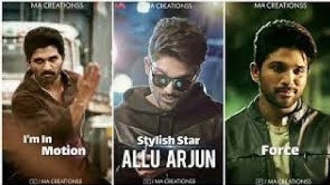 Alluarjun beat sync status editing in alight motion | Alluarjun status editing
