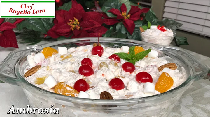 ENSALADA DE FRUTAS CON CREMA [AMBROSIA] RECETA DEL...