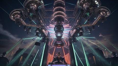 JunkieCorps: Intoxication -AI Generated Alien Music Festival Scenes + Holographic Projection Mapping