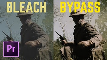 Bleach Bypass Color Grade Effect in Premiere Pro CC