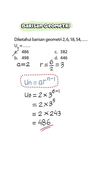BARISAN GEOMETRI