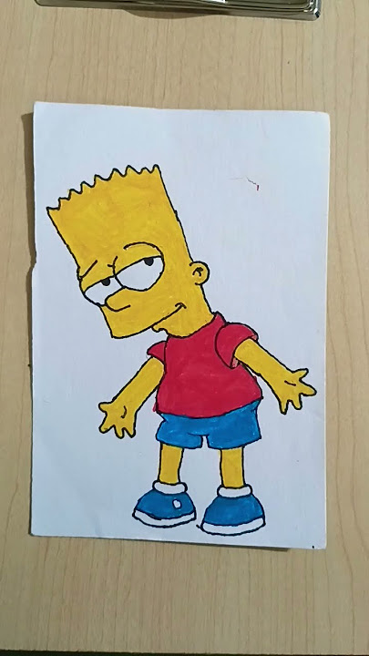 Bart Simpson Drawing