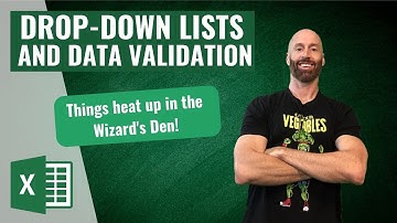 Dropdown Lists and the Importance of Data Validation