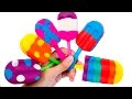 Play Doh Ice Creams Playdough Popsicles Rainbow Play-Doh Scoops 'n Treats Play Food Videos