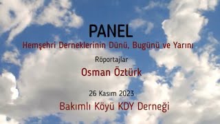 Panel Osman Öztürk Ile Röportaj