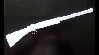 🔫Как сделать ружье из бумаги без клея ⚔️ How to make a paper shotgun. Бумажное ружье