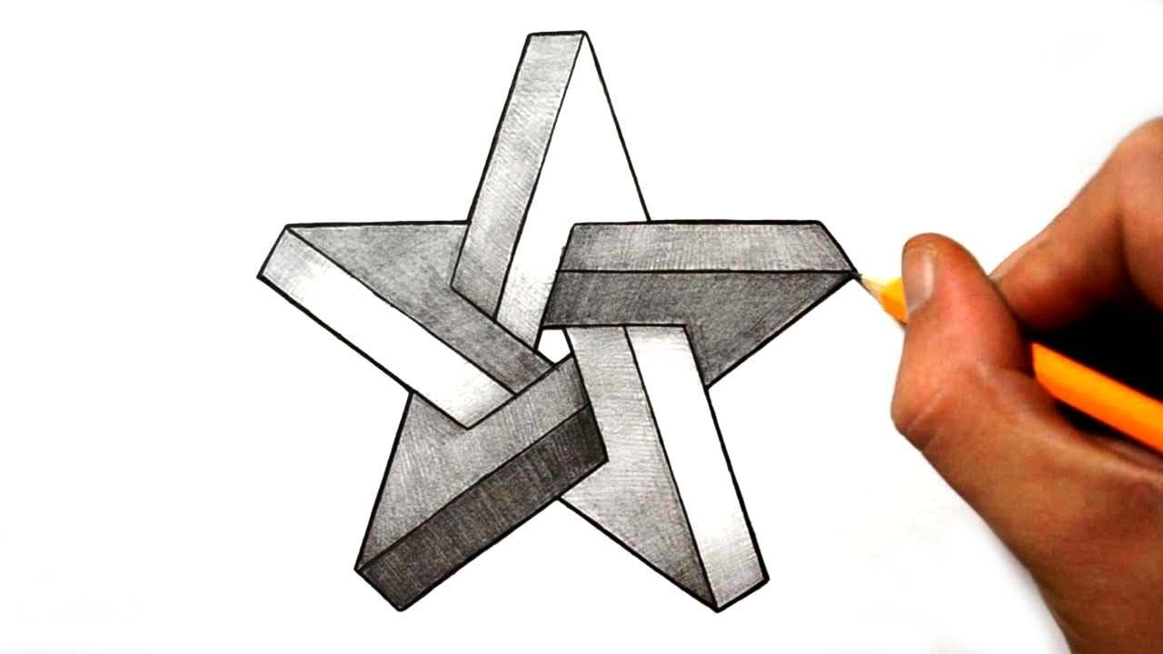 3 d star shape - Clip Art Library