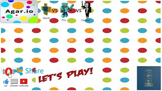 Lets Play Agar.io Noob vs Pro vs Hacker with Victor!!!