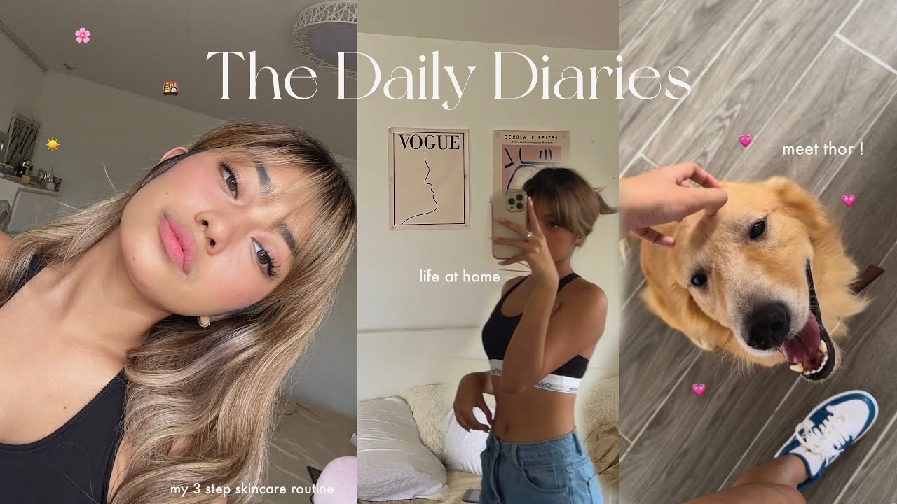 DAILY DIARIES | New Dog , Date Alone, Life At Home 🦮💗