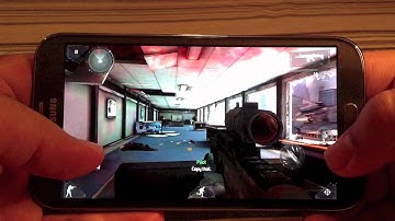 Modern Combat 3 Running on Samsung Galaxy Note 2