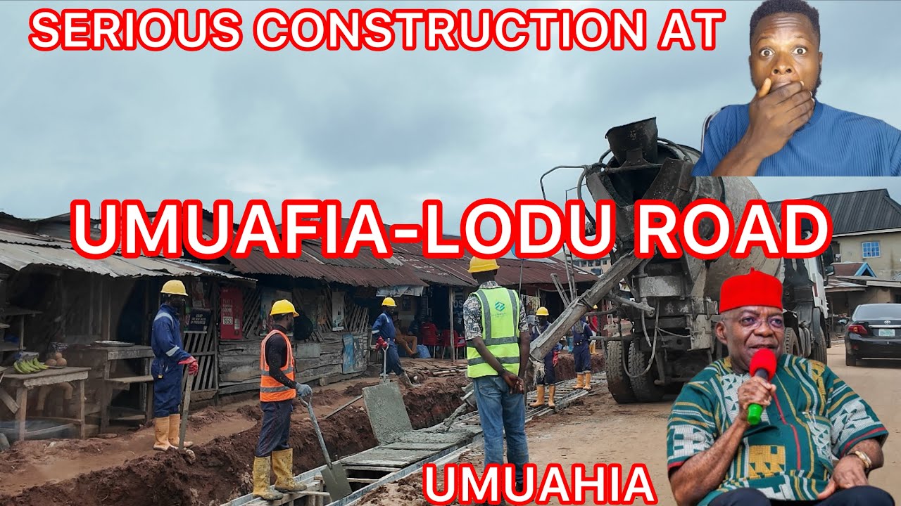 UMUAFIA-LODU ROAD CONSTRUCTION || UMUAHIA ROADS ARE COMING BACK TO L!vE!!  #umuahia #abiastate