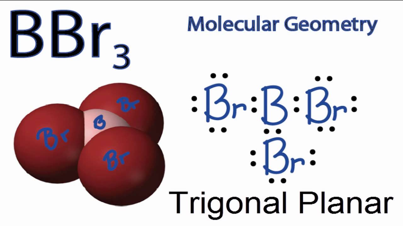 BBr3 Molecular Geometry / Shape and Bond Angles - YouTube.