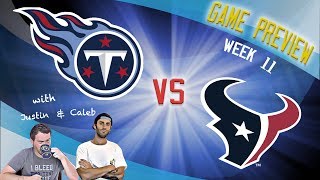 Titans vs Texans Week 12 MNF Game Preview