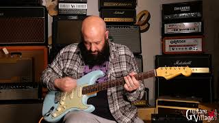 Fender Cs Strat Late 62 Relic Daphne Blue - Guitare Village