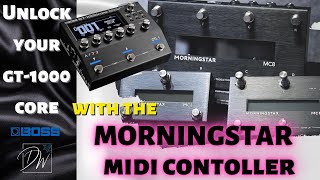 Using A Midi Controller With BOSS GT1000-CORE - Morningstar MC8