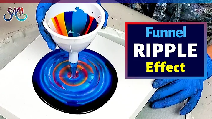 FUNNEL Acrylic Pouring with Ripple Effect NEW Lazy...