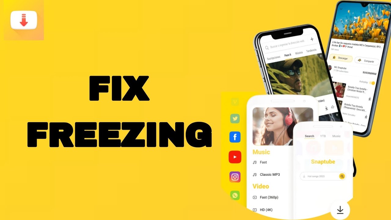 How To Fix And Solve Freezing On Snaptube App | Final Solution - YouTube