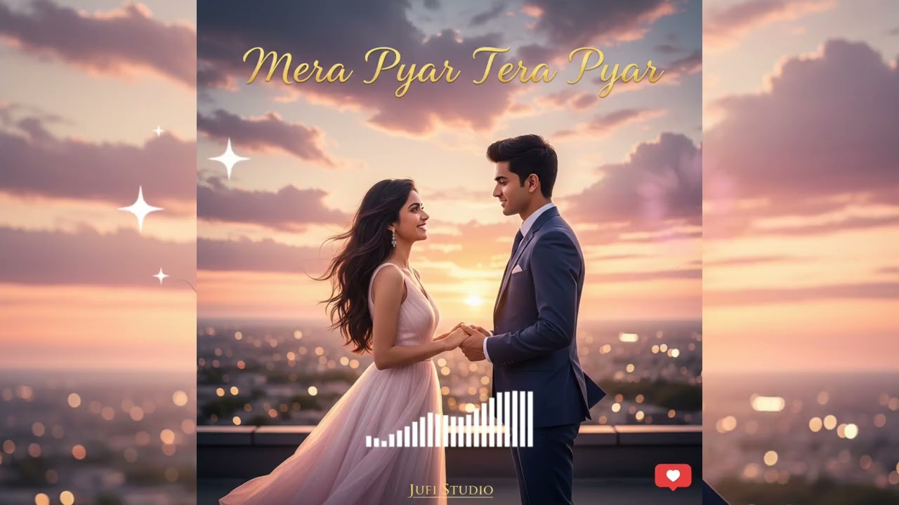Mera Pyar Tera Pyar 💕 | Beautiful Romantic Song | New Hindi Love Song | Jufi Studio