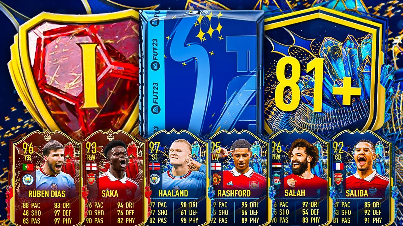 30x 500K TOTS ELITE PACKS & PL CHAMPS REWARDS! 😱 FIFA 23 Ultimate Team ...
