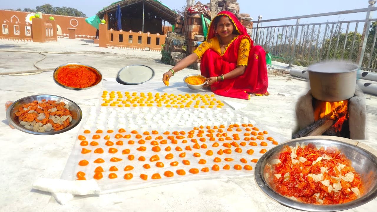 होली पर आज बनाएं और सालभर खाएं चावल के भात से बना यह कुरकुरी- चरौरी || Charauri Recipe 