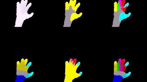 Hand part labeling demo