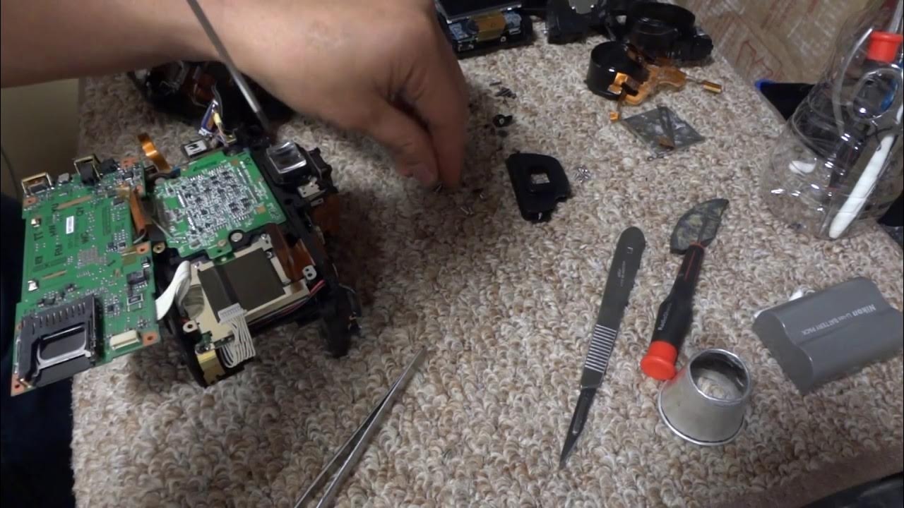 HOW TO REPAIR NIKON D80 ERROR Part 01/MÁY NIKON D80 BÁO LỔI ERR YouTube