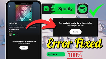 how to fix Spotify this playlist is empty problem | Spotify empty playlist problem