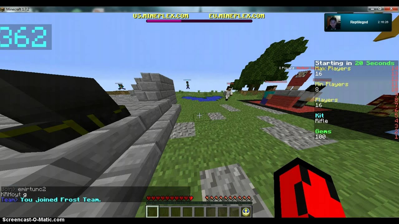 Mineplex Server- Super Paintball