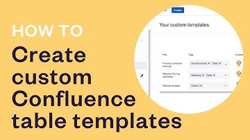 Custom Confluence table template | Elements Spreadsheet for Confluence Cloud