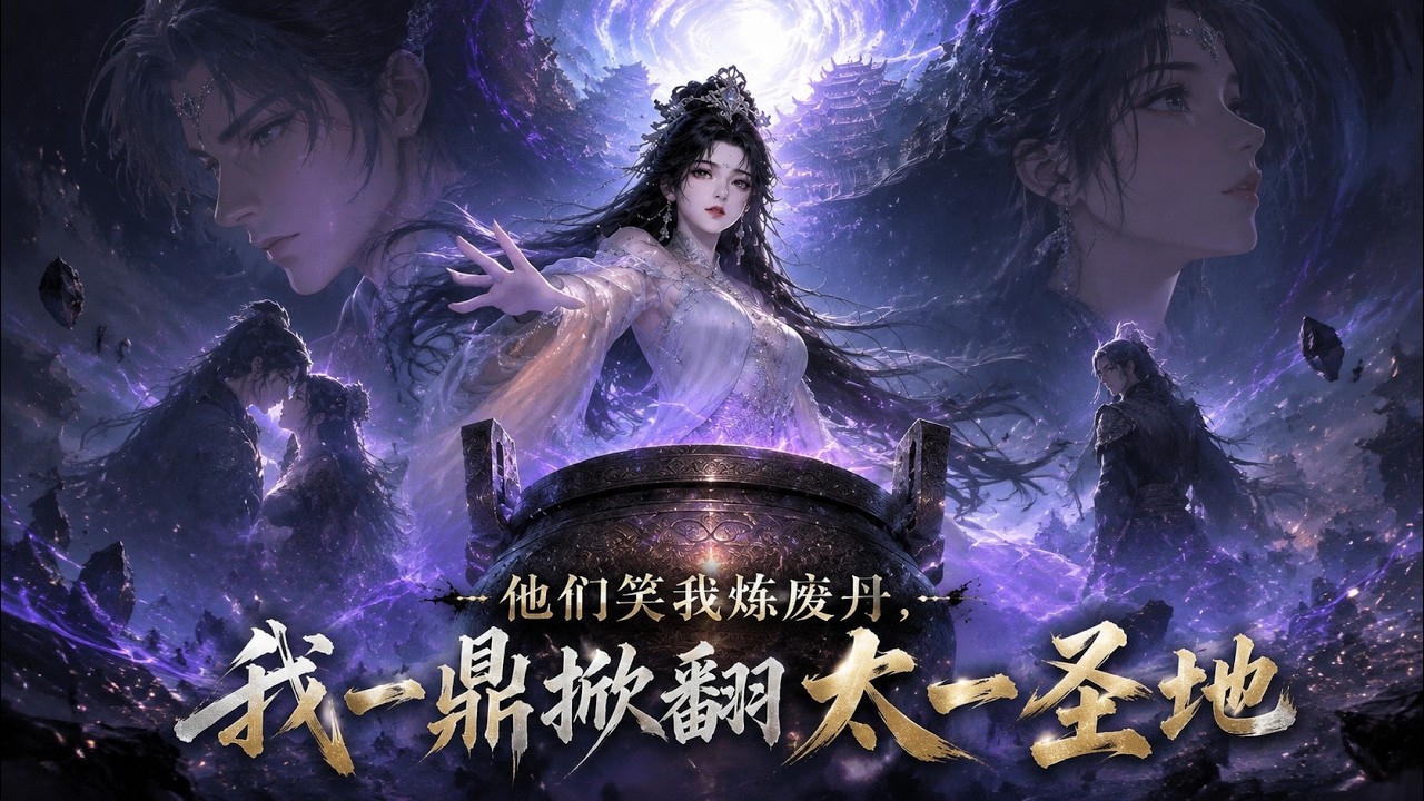 甜寵~💗青銅古鼎震天地，廢丹逆襲掀翻聖地！《他們笑我煉廢丹，我一鼎掀翻太一聖地》#甜寵漫劇社#最新漫畫#動態漫畫i漫劇