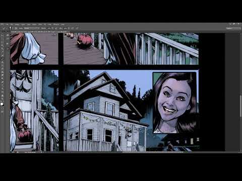 Timelapse Comic Book Page by Aires Melo