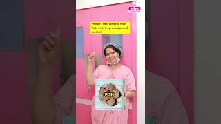 Top 5 Foods for Baby Brain Development #shorts #trending #ytshorts #pregnancytips #babydevelopment