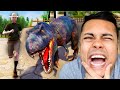 DINOSAUR EATS EVERYONE (Zookeeper Simulator)