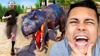 Dinosaur Eats Everyone Zookeeper Simulator