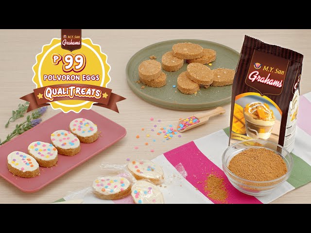 M.Y. San Grahams P99 Polvoron Eggs QualiTreats – Eggcellent Summer Treat! class=