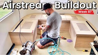 Airstream Build Out ||  Built in Bench With Storage by Bourbon Moth Woodworking 232,419 views 8 months ago 33 minutes