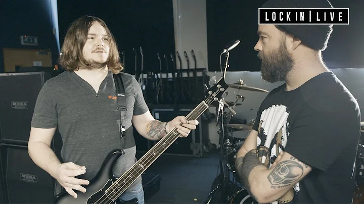 Backline with Aaron Pauley - Bassist with Of Mice ...