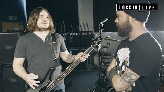 Backline with Aaron Pauley - Bassist with Of Mice &amp; Men