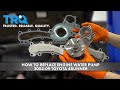 How to Replace Water Pump 2003-09 Toyota 4Runner