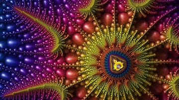 Mandelbrot landscape fractal zoom #003 - Trick or treat -