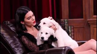 Kendall Jenner \& James Franco Get Buried Under Puppies During Adorable ‘Tonight Show’ Game