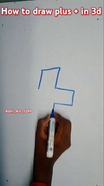 How to draw+ latter in 3d #3dprinting #subscribe #drawing #viralvideo ...