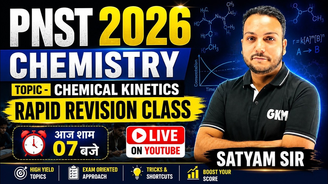 PNST 2026 | BSC NURSING ENTRANCE | RAPID REVISION CLASS | CHEMISTRY PYQ SOLUTION | GKM INDORE