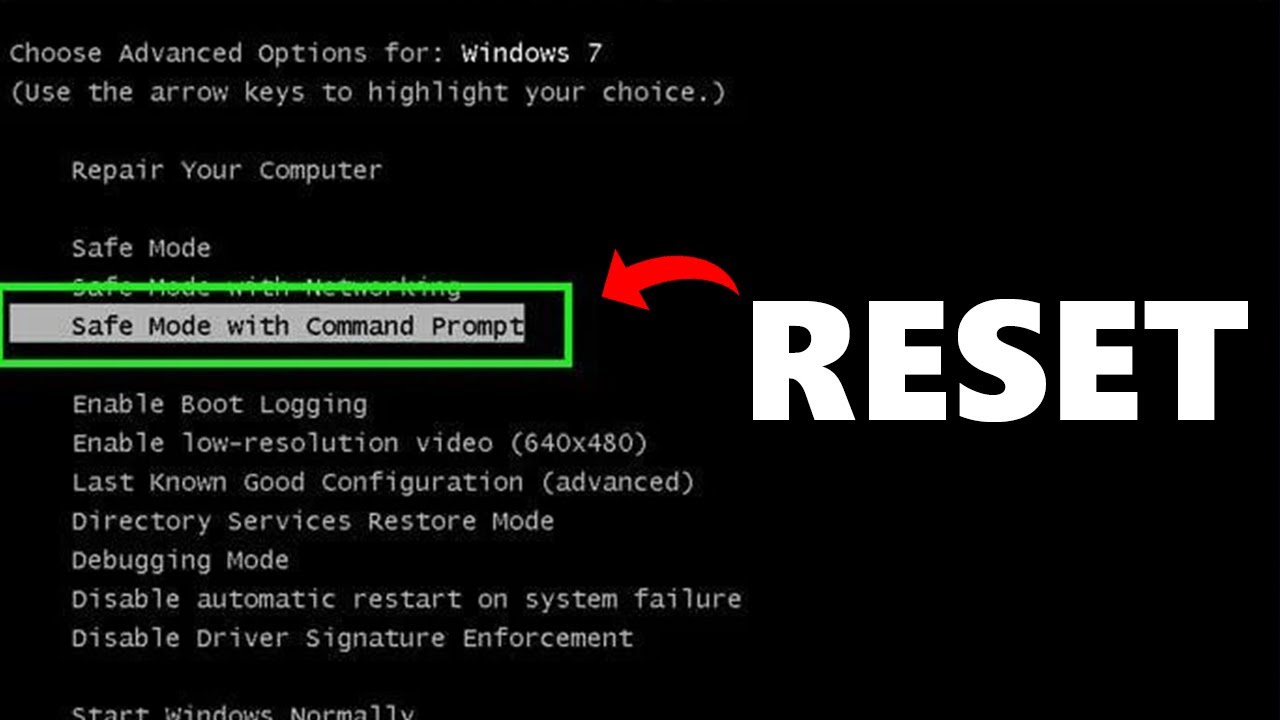 How To Reset Windows 10/11 From Command Prompt - YouTube