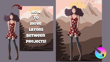 KRITA 5.1.5: How to move layers between projects like a pro!😁