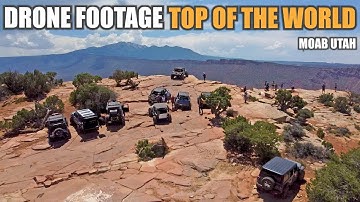 2 Minutes of Epic drone footage from Top of the World | Moab, Utah