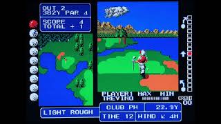 Lee Trevino's Fighting Golf (SNK, 1988) - Arcade Version / M.A.M.E. - Played 2 Holes