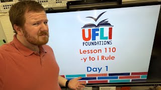 Mr.Holland’s UFLI Lesson 110 (-y to i Rule) Day 1