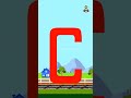 とてつもない動きをする踏切と電車 アルファベットc やわらかい踏切と電車