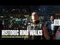 Historic ring walks  katie taylor vs amanda serrano